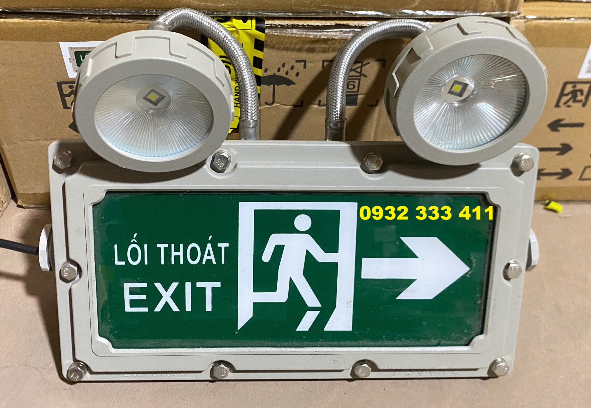 ĐÈN KHẨN CẤP-EXIT CHỐNG CHÁY NỔ 2x5W