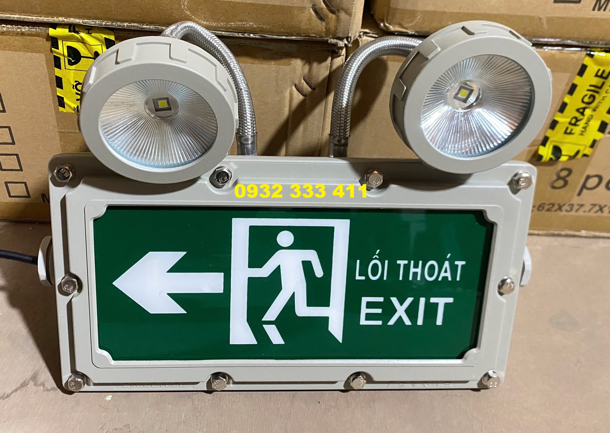 ĐÈN KHẨN CẤP-EXIT CHỐNG CHÁY NỔ 2x5W