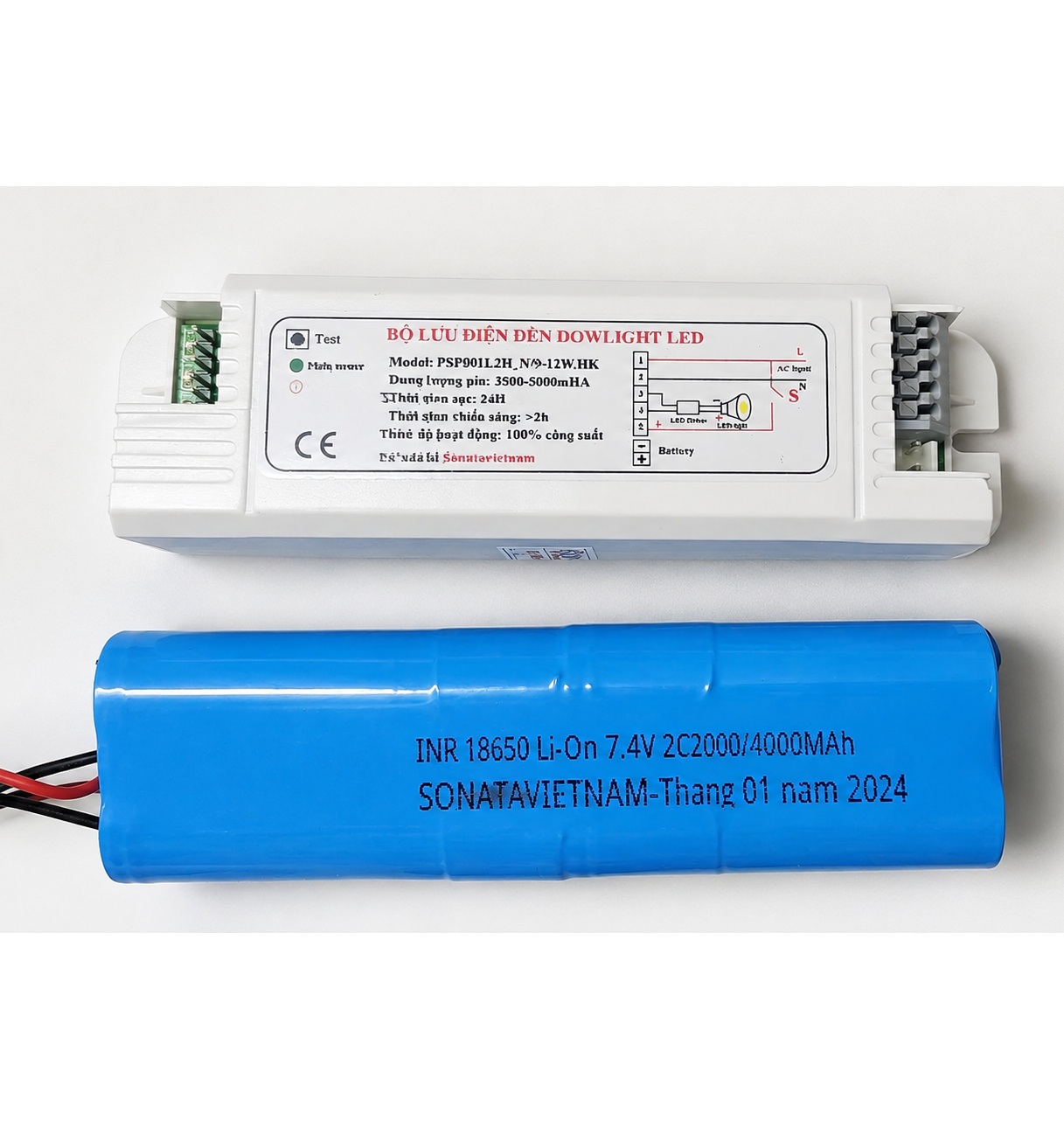 BỘ LƯU ĐIỆN ĐÈN LED 7W-12W PSP001L-2H