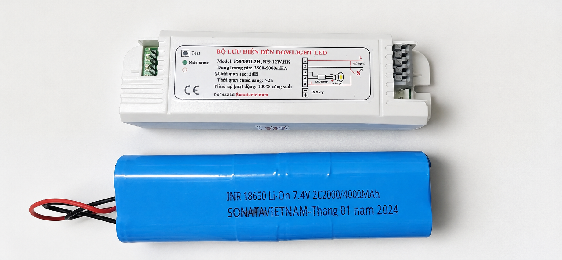 BỘ LƯU ĐIỆN ĐÈN LED 7W-12W PSP001L-2H