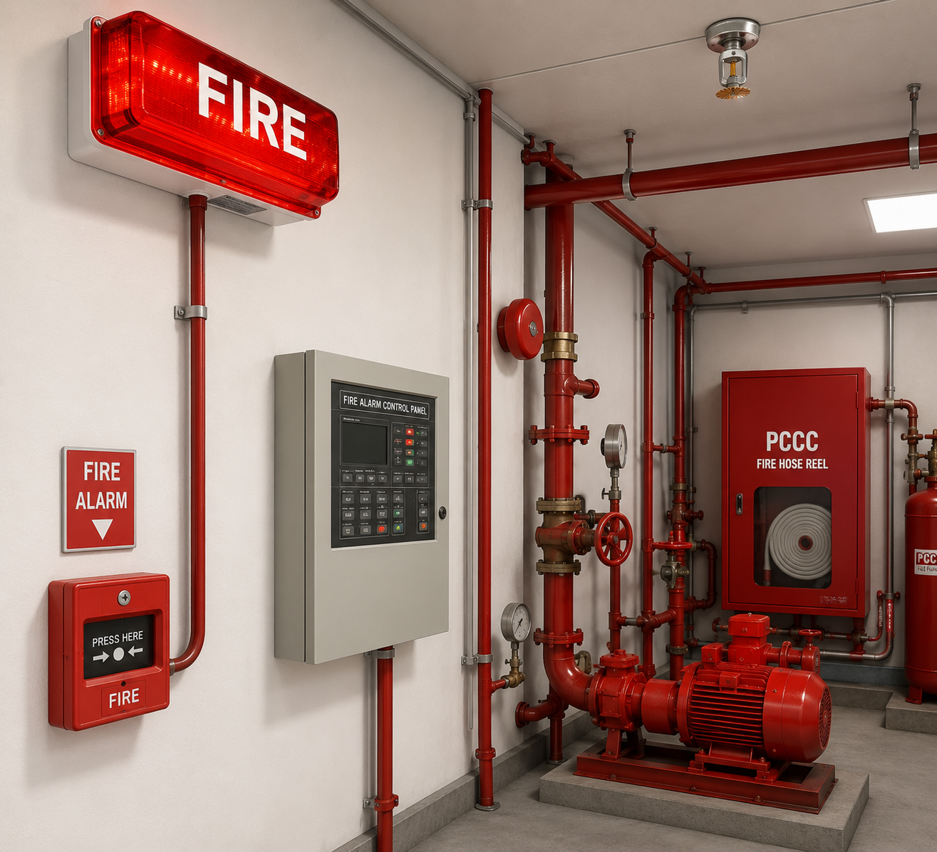 ĐÈN BÁO FIRE POWERLINE PL-210 IP65